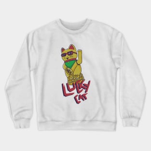 Lucky Cat Crewneck Sweatshirt